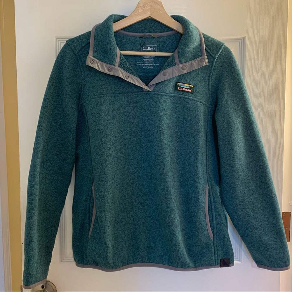 LL Bean Sweater Fleece Pullover